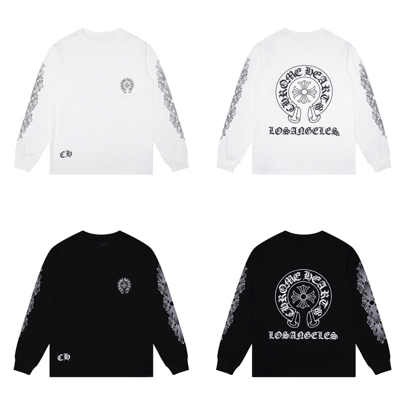Chrome Hearts Long-Sleeve T-shirt Sweatshirt K8008 – strideri